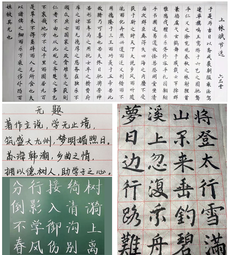 (姚良臣)一直以来,学院高度重视师范生"三字一话"基本功训练,以"训测